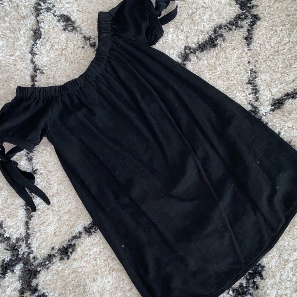Off the shoulder dress from Lulu’s